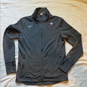 Mizuno USA Volleyball Charcoal Full-Zip Jacket